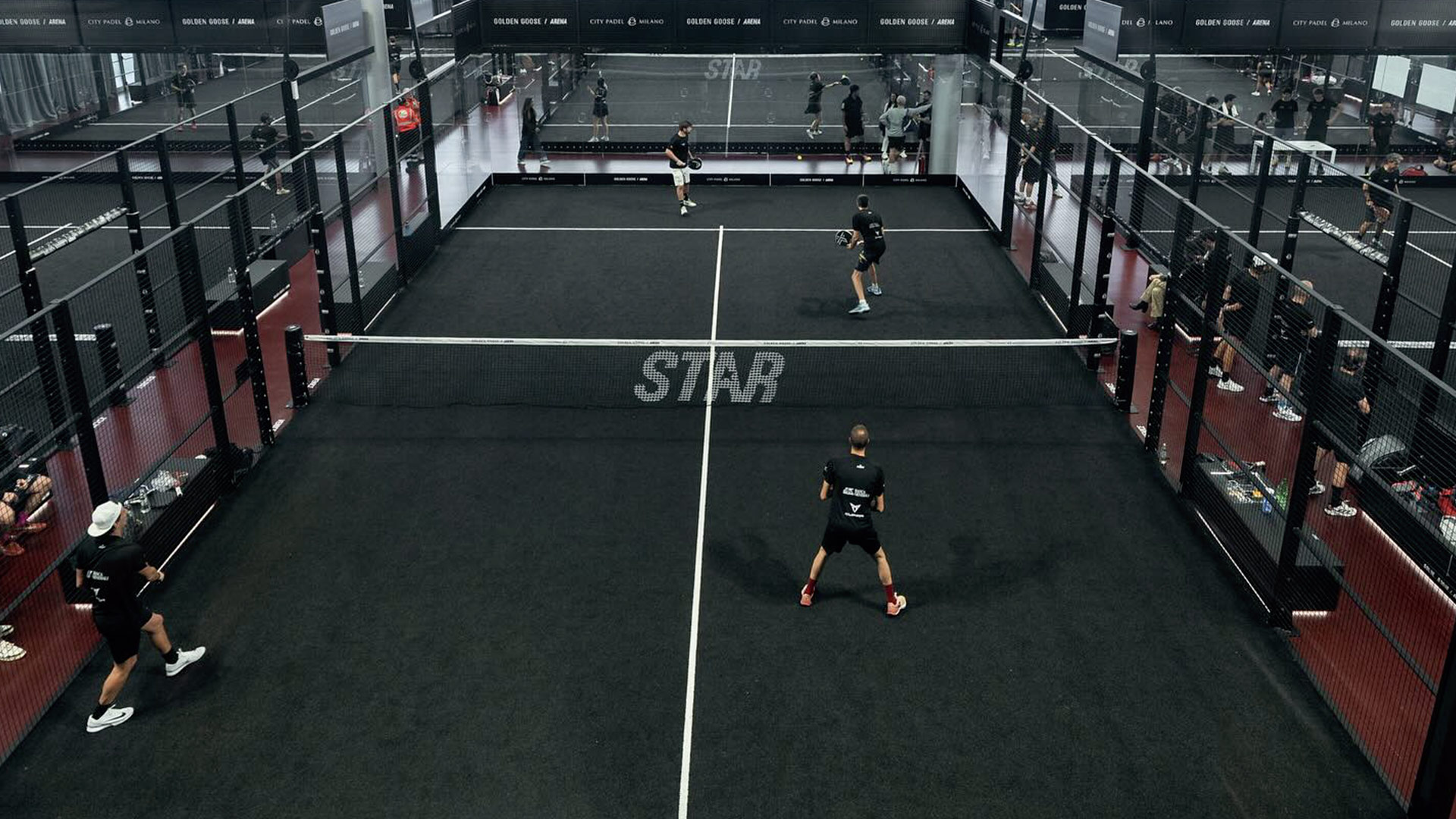 Area campi - Golden Goose Arena City Padel Milano